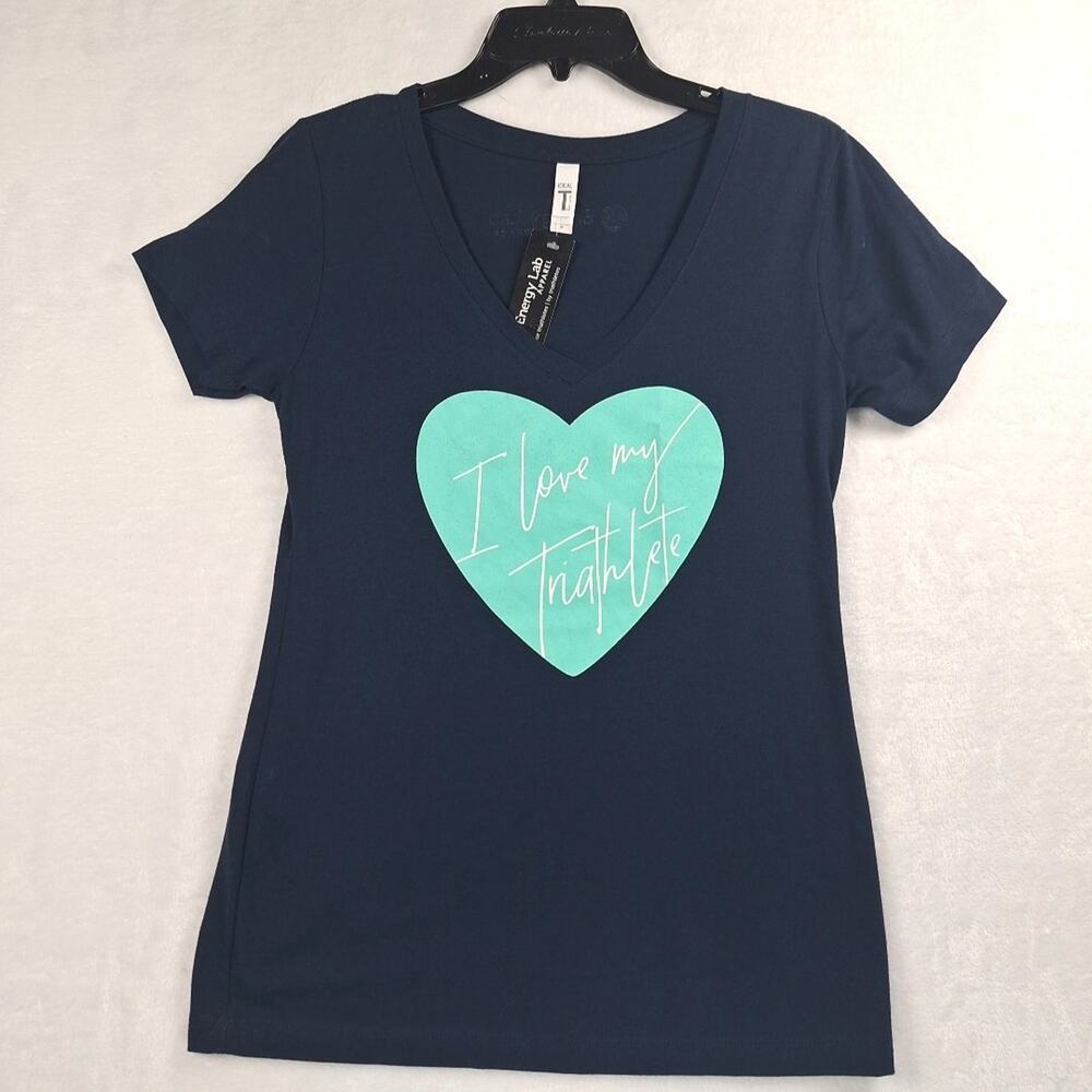 Ideal T- by Next Level -T -Back style Dark Blue T-shirt size Medium